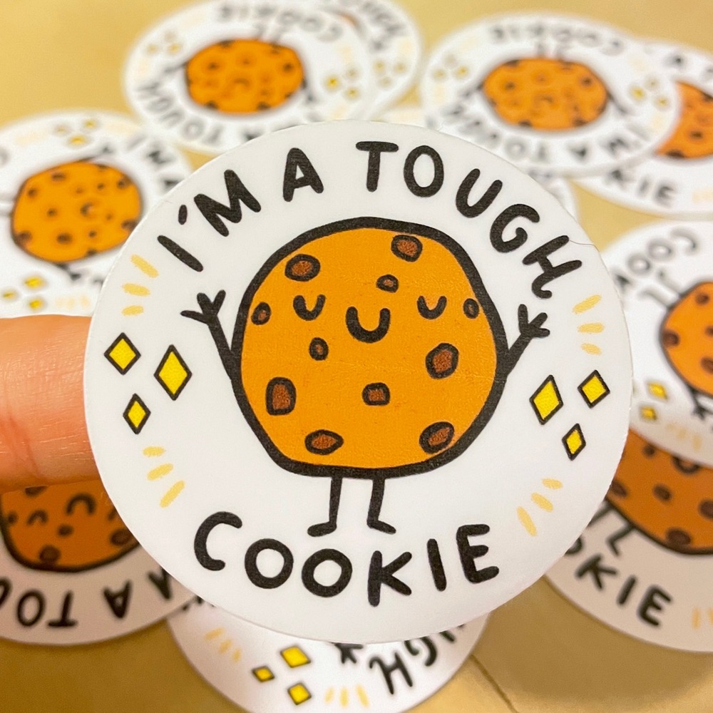 Waterproof sticker decal🍪